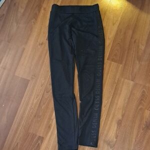 Guess Black Leggings with Red Tag